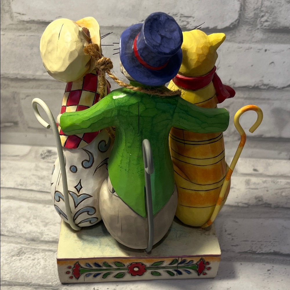 Caroling Cats Jim Shore Colorful Cat Trio Figurine Christmas holiday winter - Picture 6 of 12
